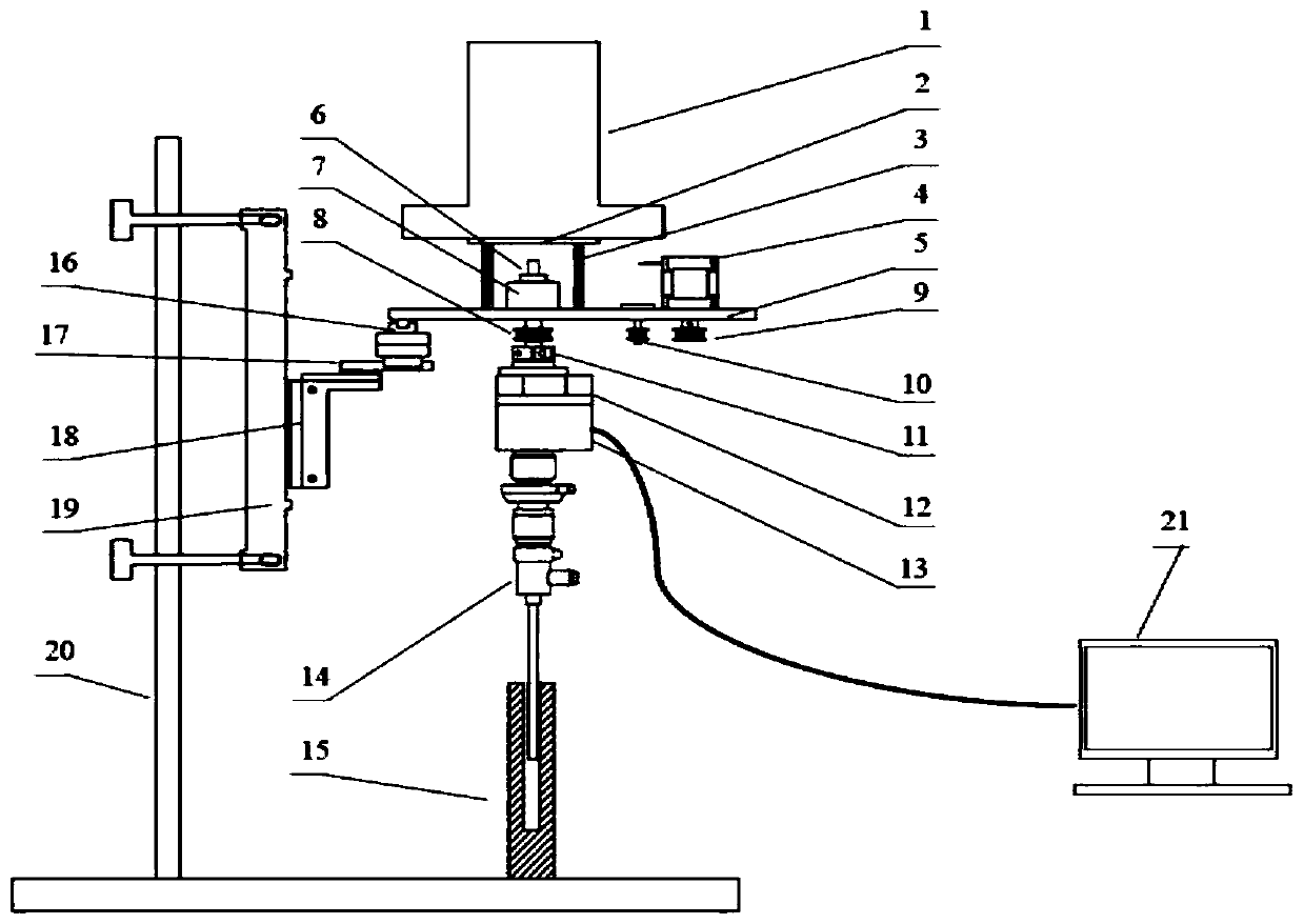 Rotary endoscope fixture suitable for end of mechanical hand and inner hole image acquisition method