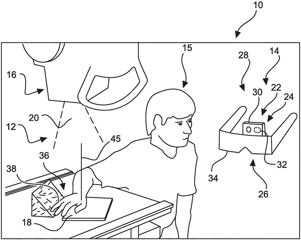 Guiding system for positioning a patient for medical imaging