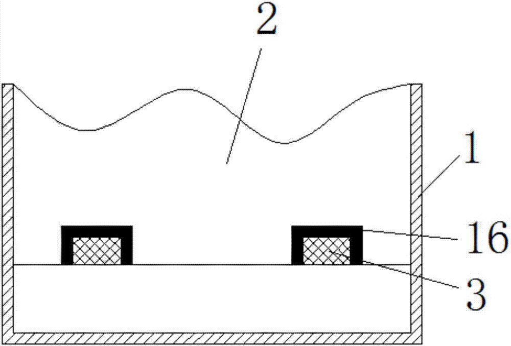 Efficient textile lint wetting box