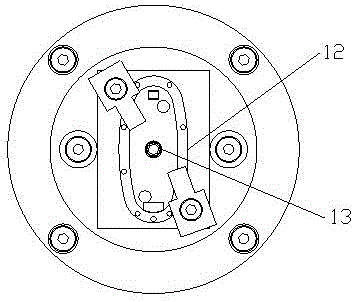 A multi-process special fixture and clamping method for CNC machining four-sided holes