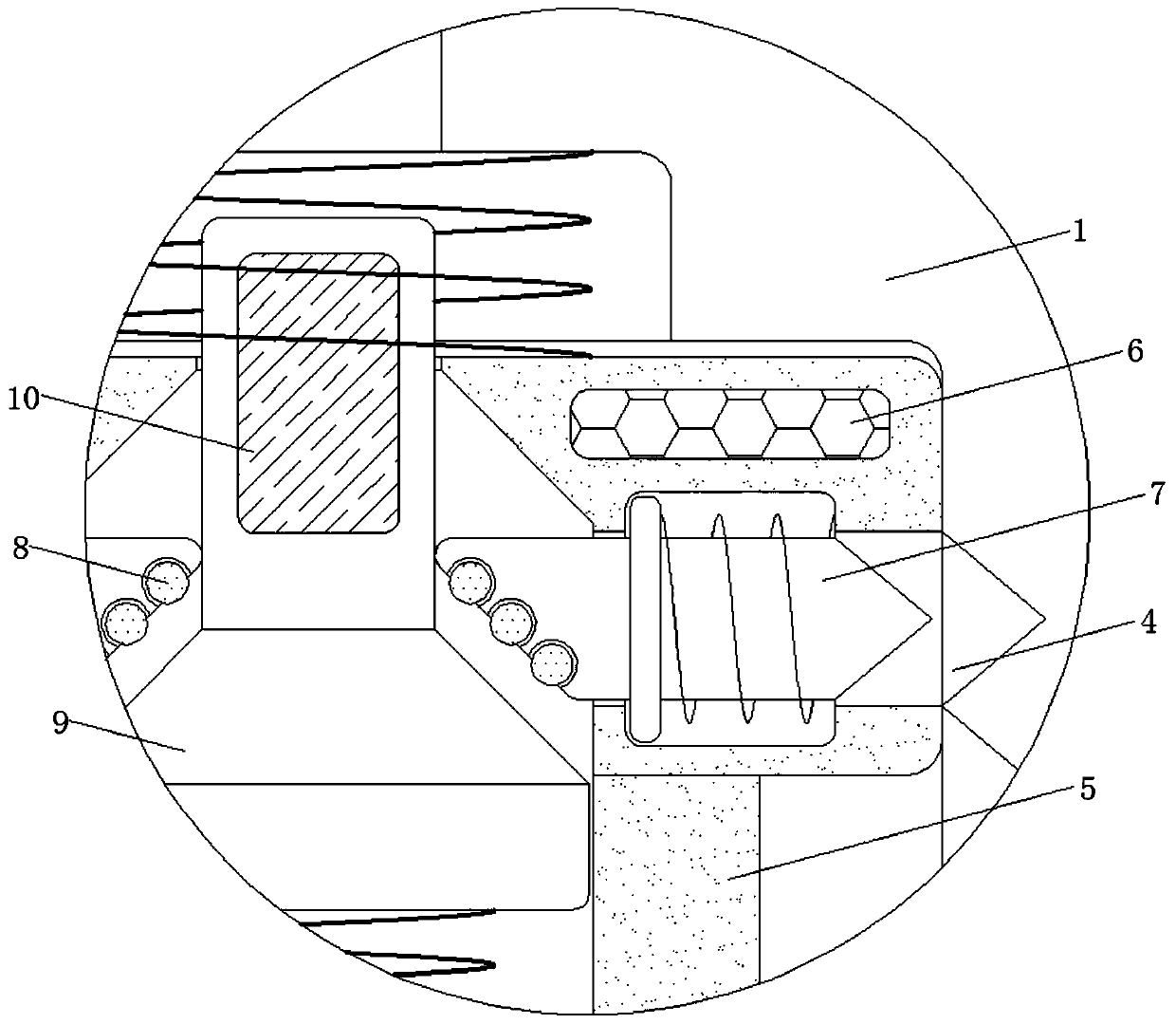 Furniture supporting device capable of keeping stable on various grounds