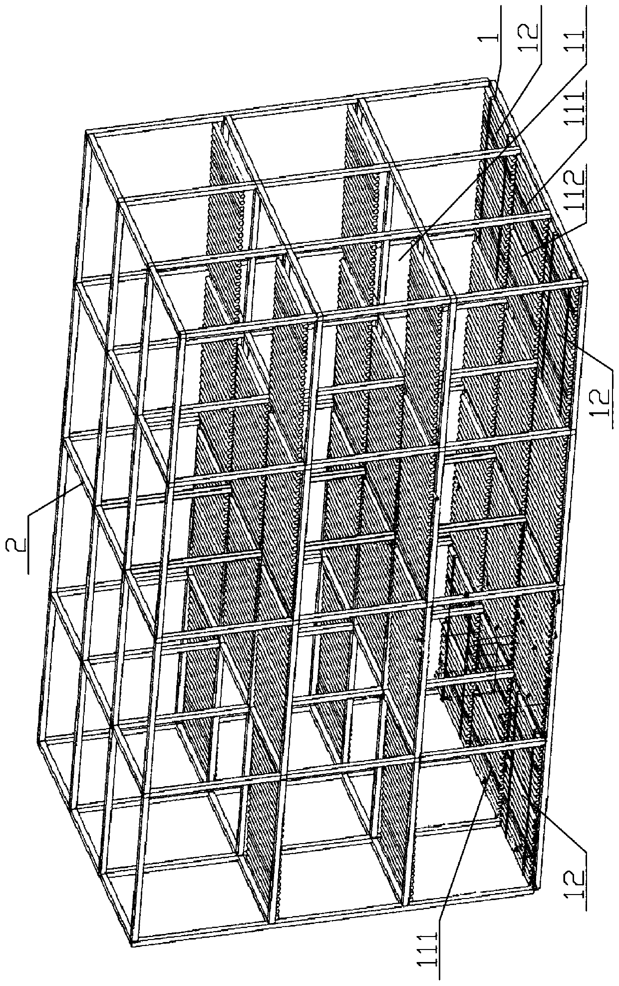 A control method for an automatic storage system for fluffy items such as cotton and linen bales