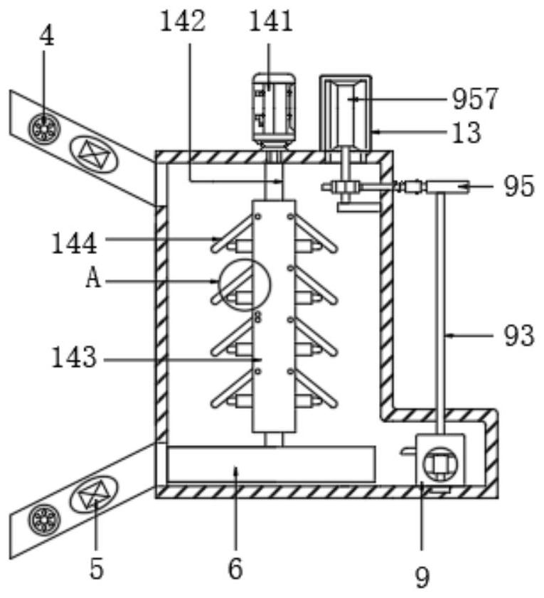Divided-flow type pretreatment device suitable for industrial electric furnace flue gas