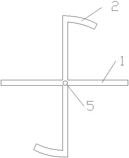 Reinforced special-shaped cross skeleton