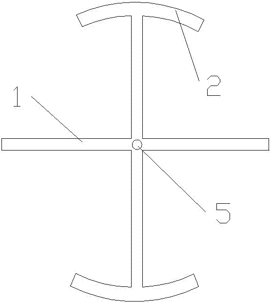 Reinforced special-shaped cross skeleton