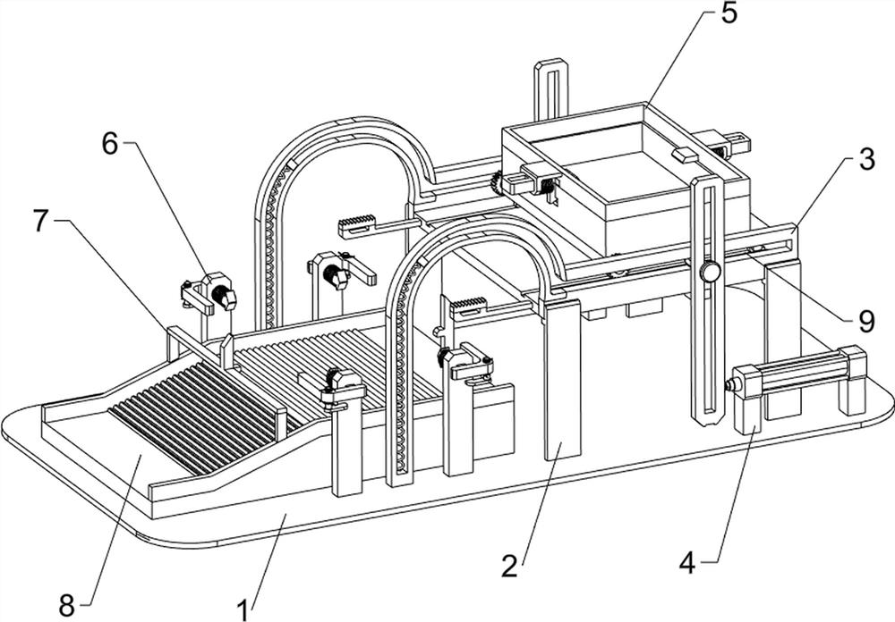 Cement board demolding device for production