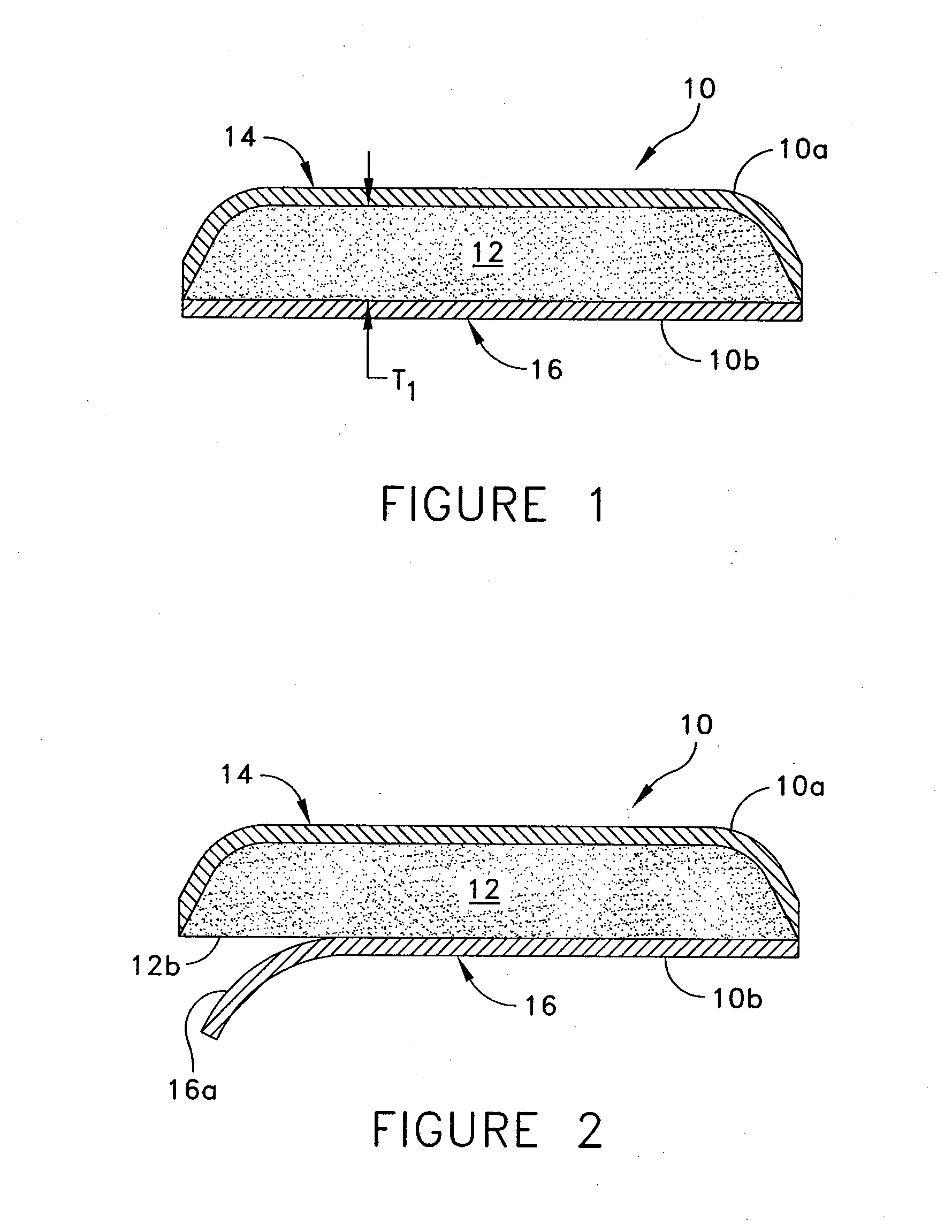 Cushioning medallions, methods of making and methods of using