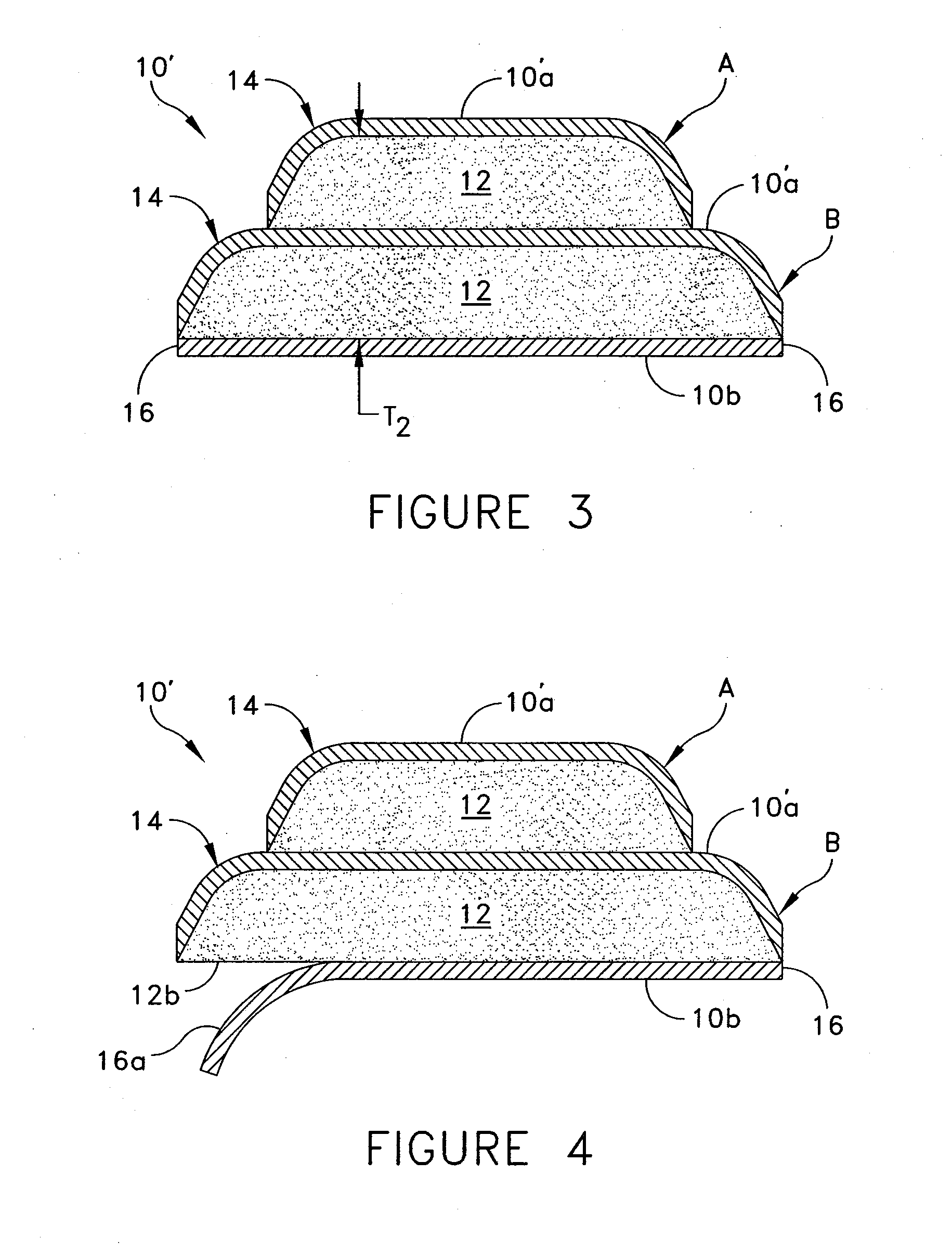 Cushioning medallions, methods of making and methods of using