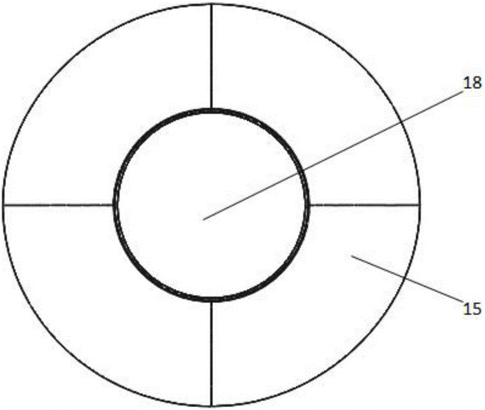 Combined lens for LED motocycle headlamp