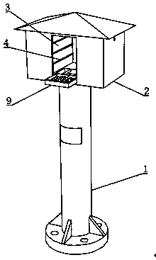 Industrial area air monitoring method based on rainy and snowy weather