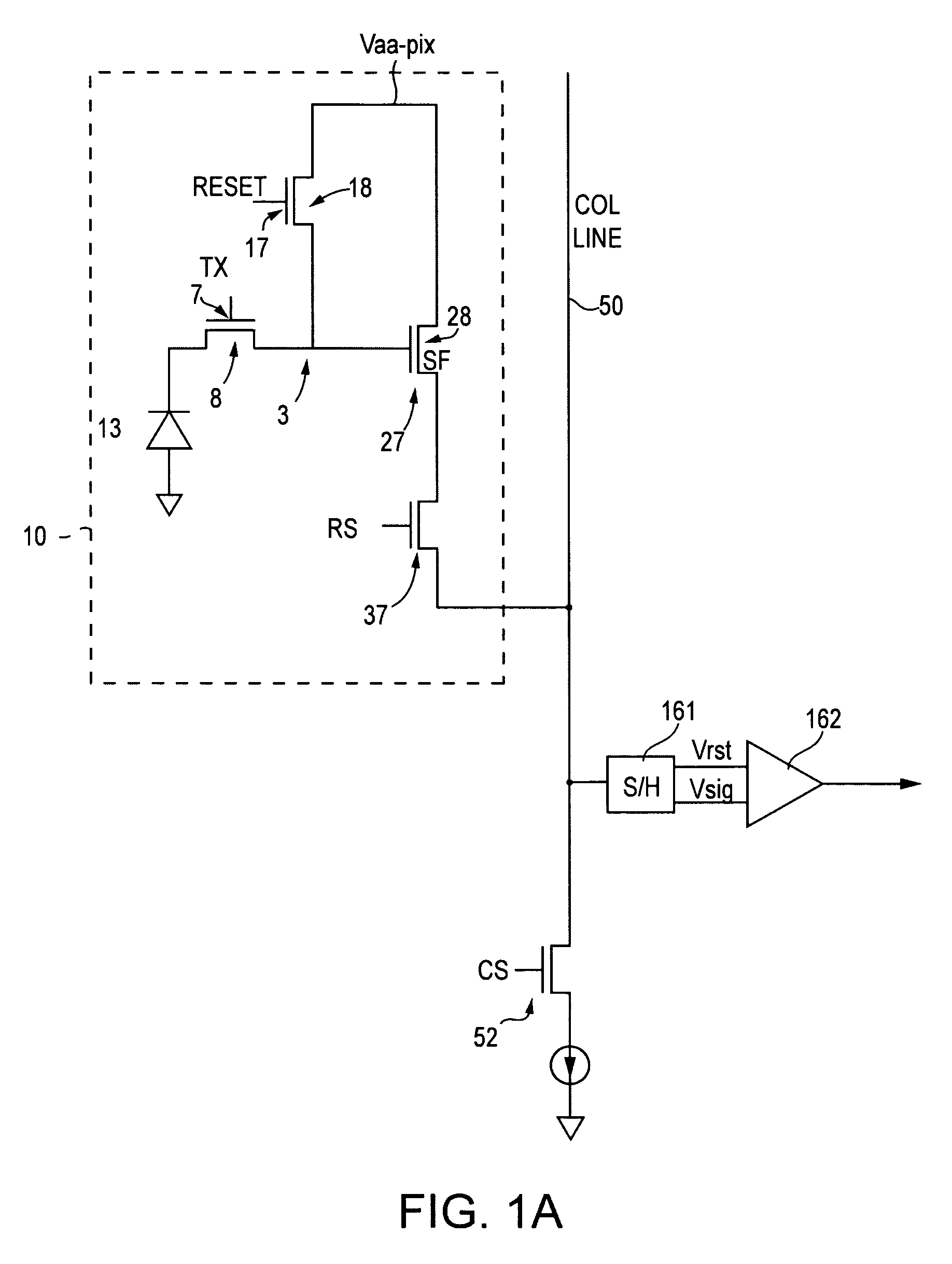 Rolling shutter for prevention of blooming