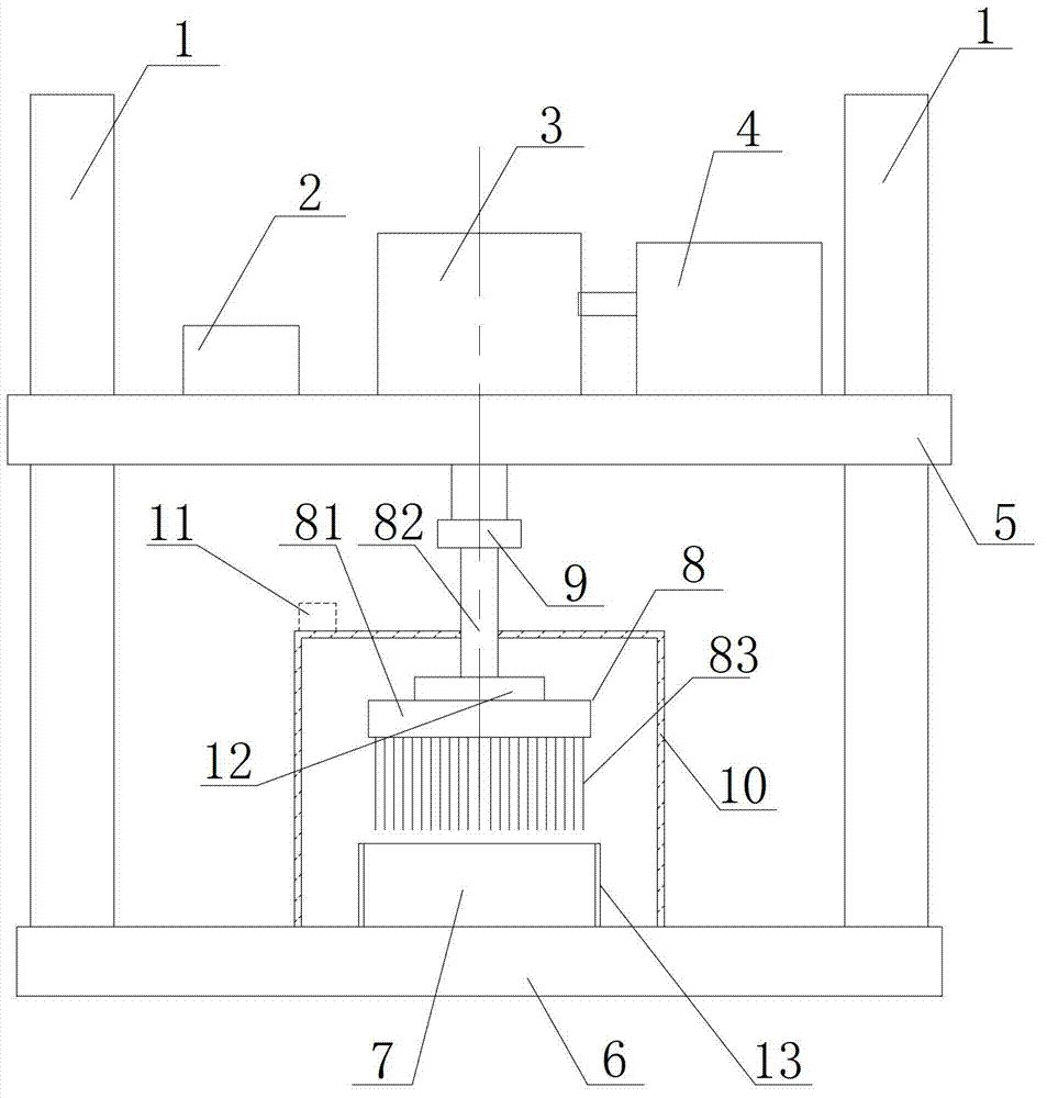 Testing device and evaluation method of antistrip performance of bituminous mixture