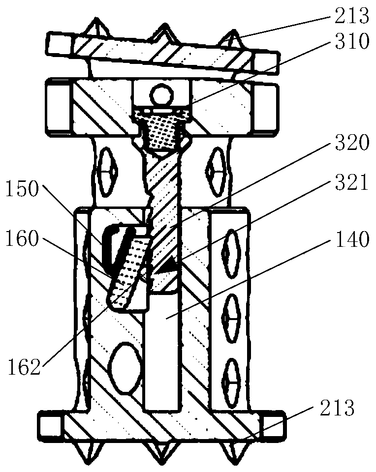 Artificial vertebral body with adjustable height