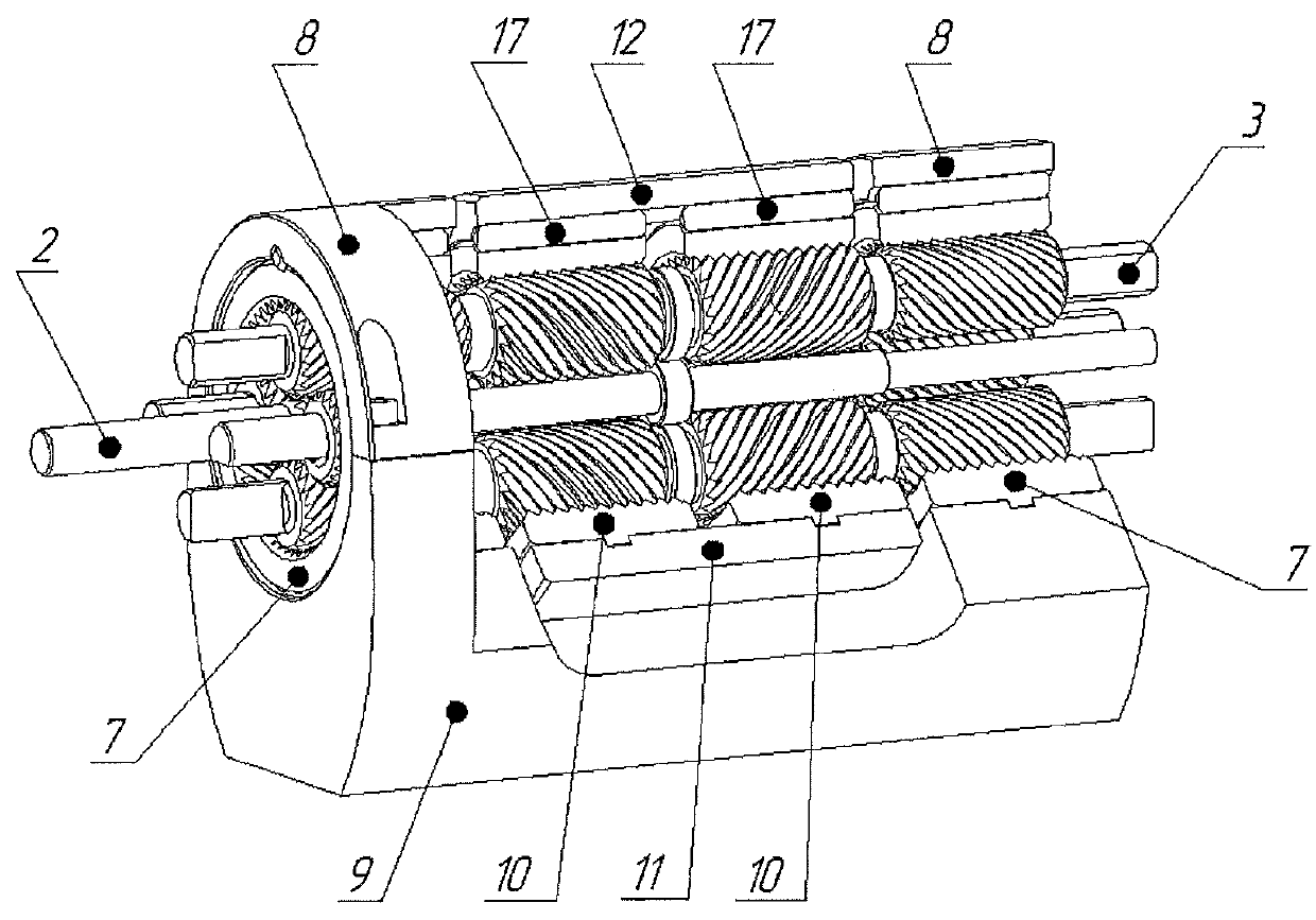 Transmission gear, roller reducer comprising the transmission gear, and method of assembly thereof