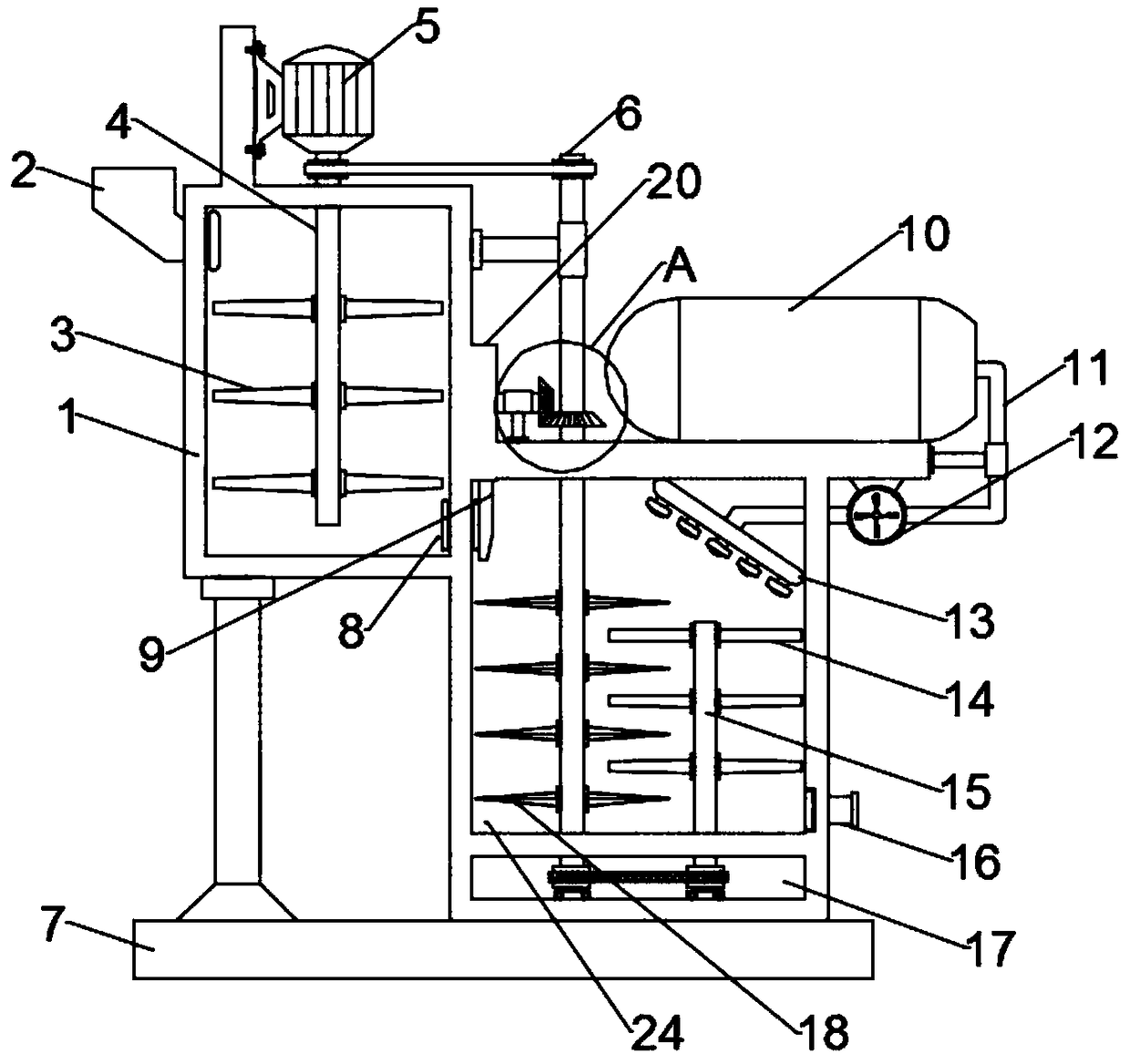 Soil management device for municipal gardens