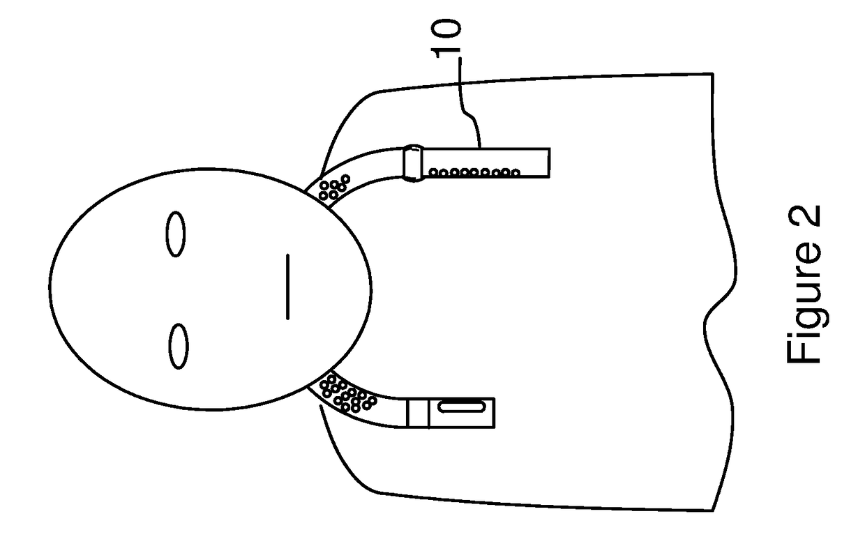 Upper body mounted cooling device