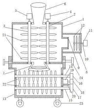 Multifunctional straw fodder producing and pulverizing processing machine