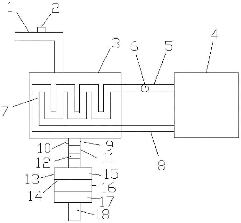 Industrial wastewater recycling device