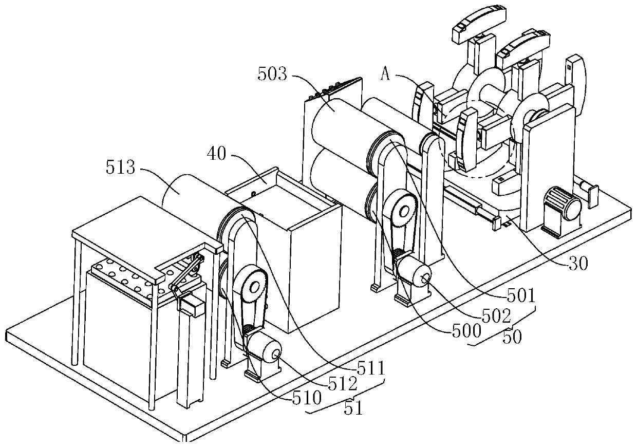 Automatic coil feeding device for uncoiling steel coil