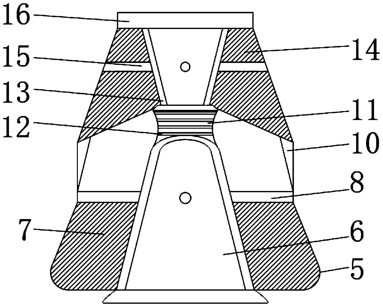 Drying device of L-ascorbate-2-phosphate