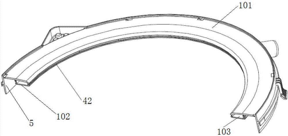 Outer drum cover of washing machine, washing machine and control method