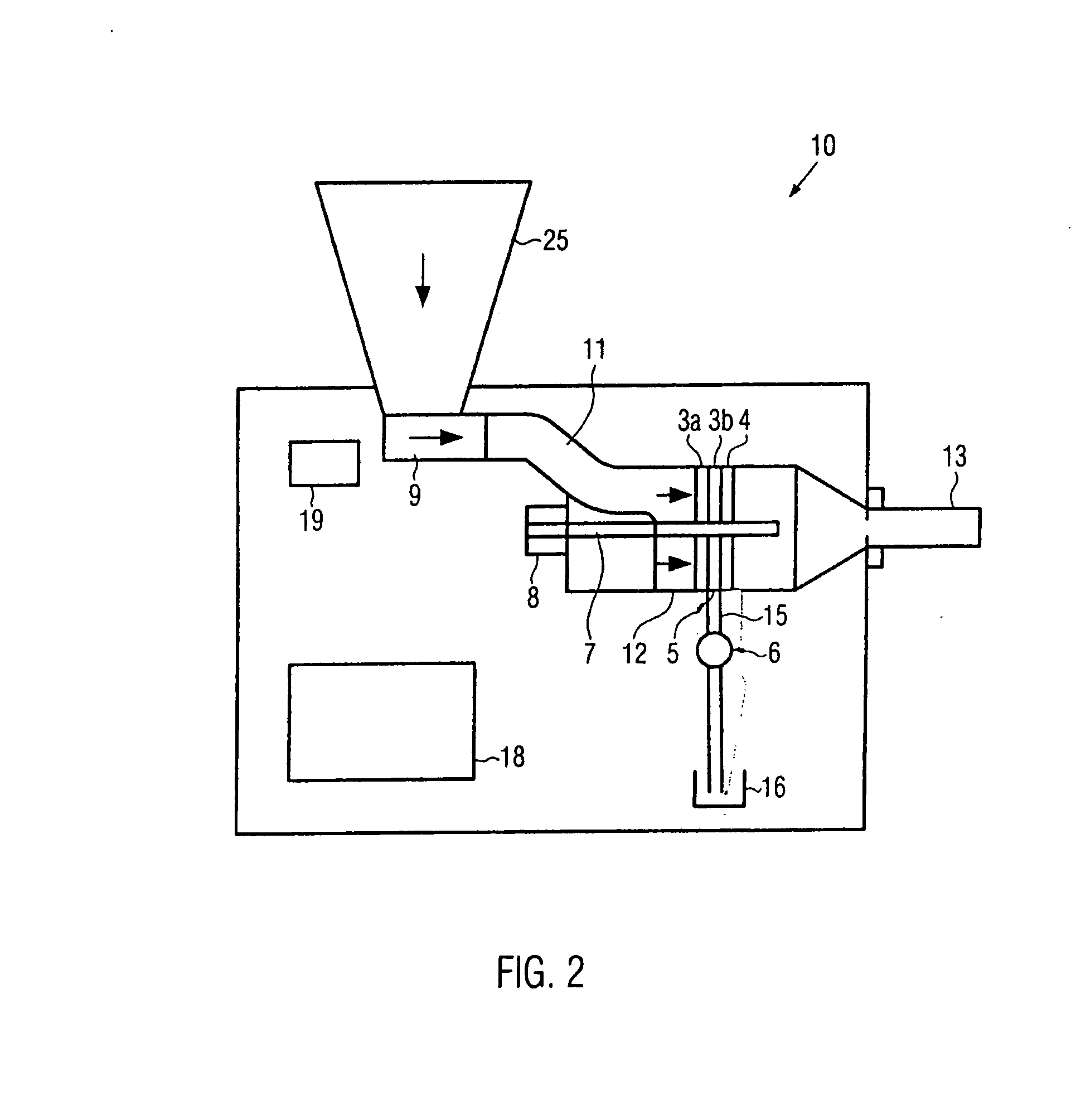 Meat mincing machine