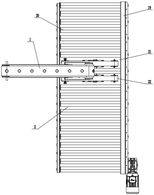 A pasta automatic conveying and placing machine