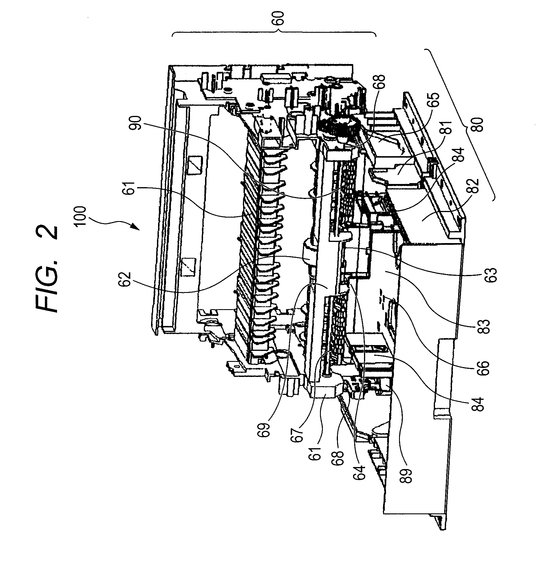 Recording medium supply device and recording apparatus