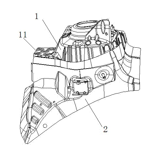 Method for machining automobile front wheel panel