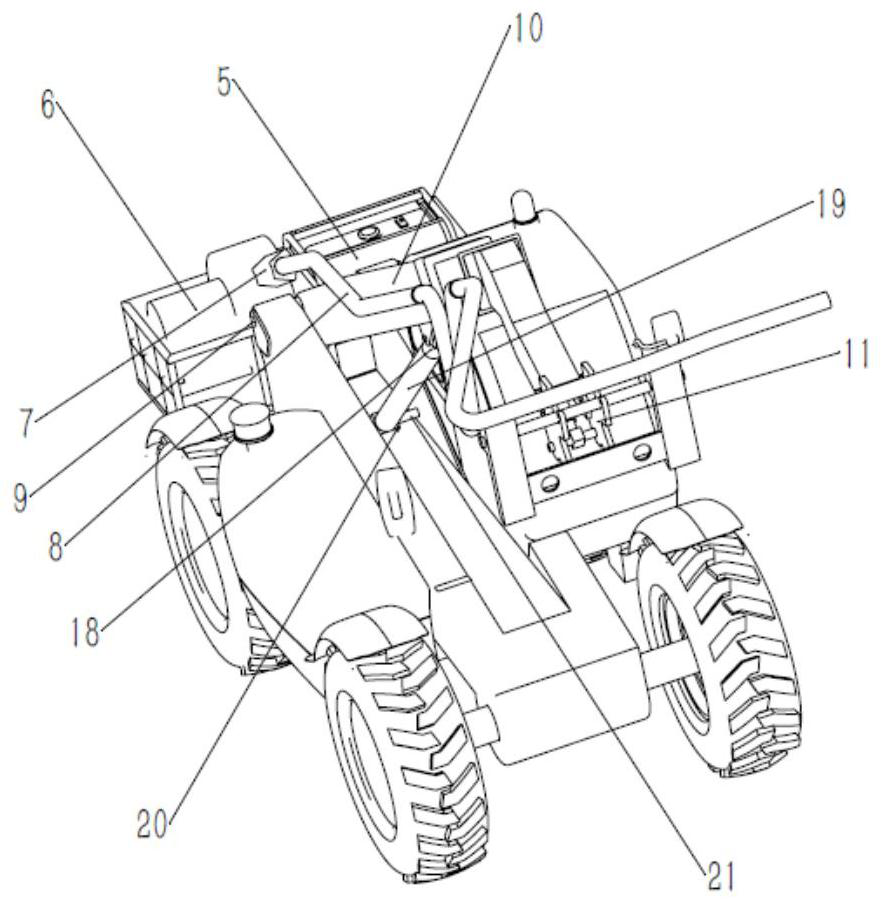 A spraying vehicle with multi-directional spraying function and its control method