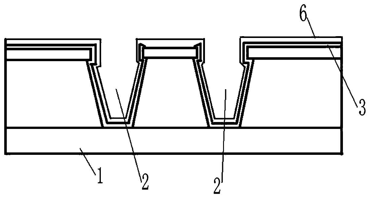 P-surface metal preparation method of ridge-type GaAs-based laser with deep groove