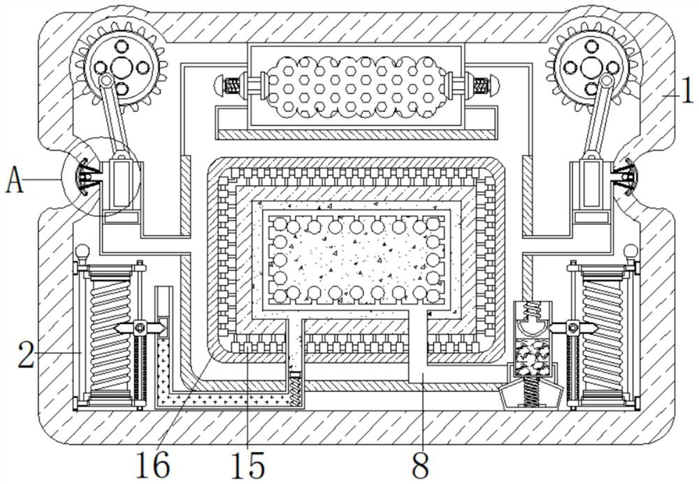 Energy-saving environment-friendly high-temperature-resistant oil tank capable of giving alarm when there is no oil and used for mining speed reducer