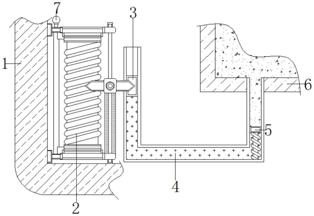 Energy-saving environment-friendly high-temperature-resistant oil tank capable of giving alarm when there is no oil and used for mining speed reducer