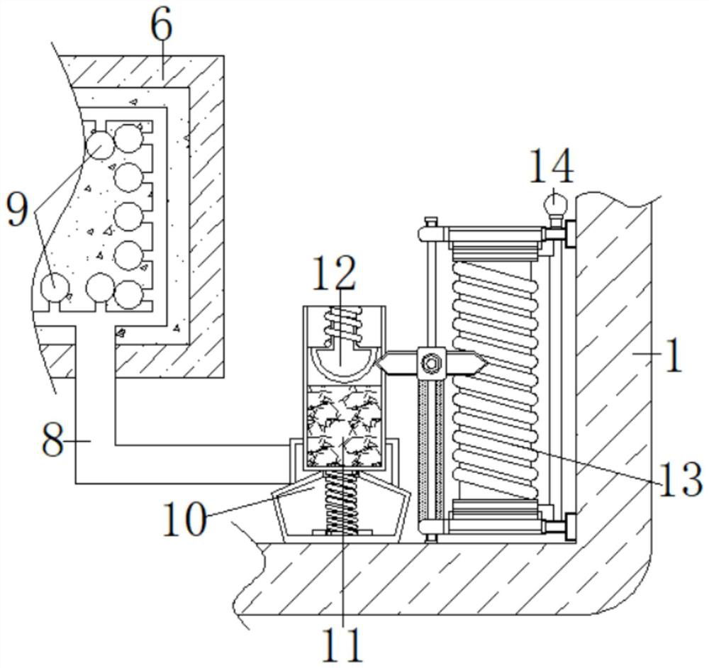 Energy-saving environment-friendly high-temperature-resistant oil tank capable of giving alarm when there is no oil and used for mining speed reducer