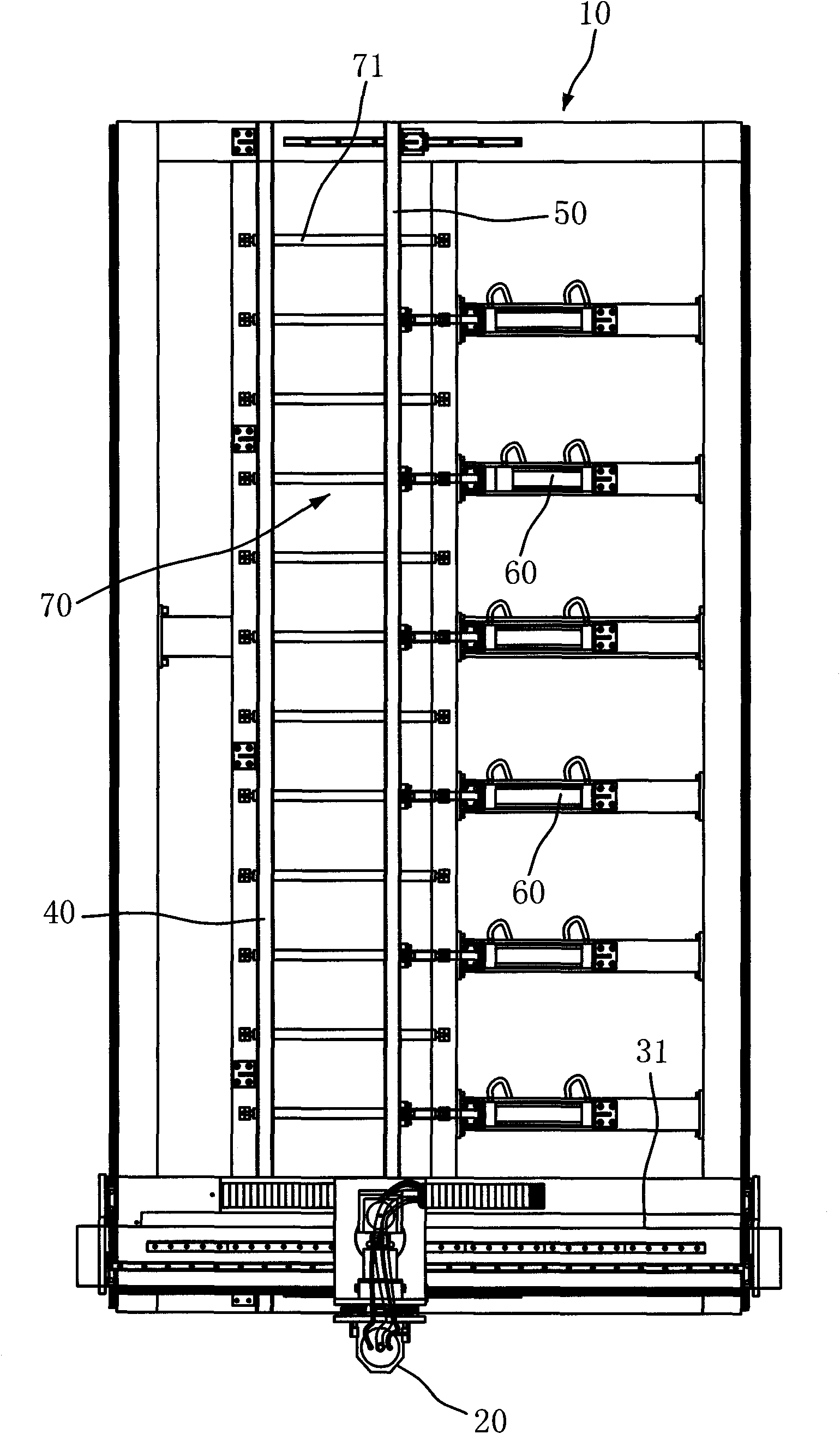 Workpiece clamping device for engraving machine