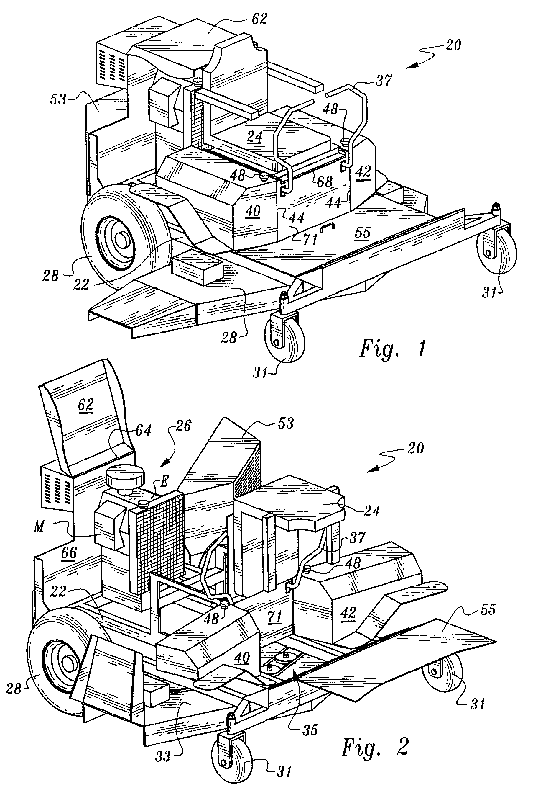 Commercial riding mower