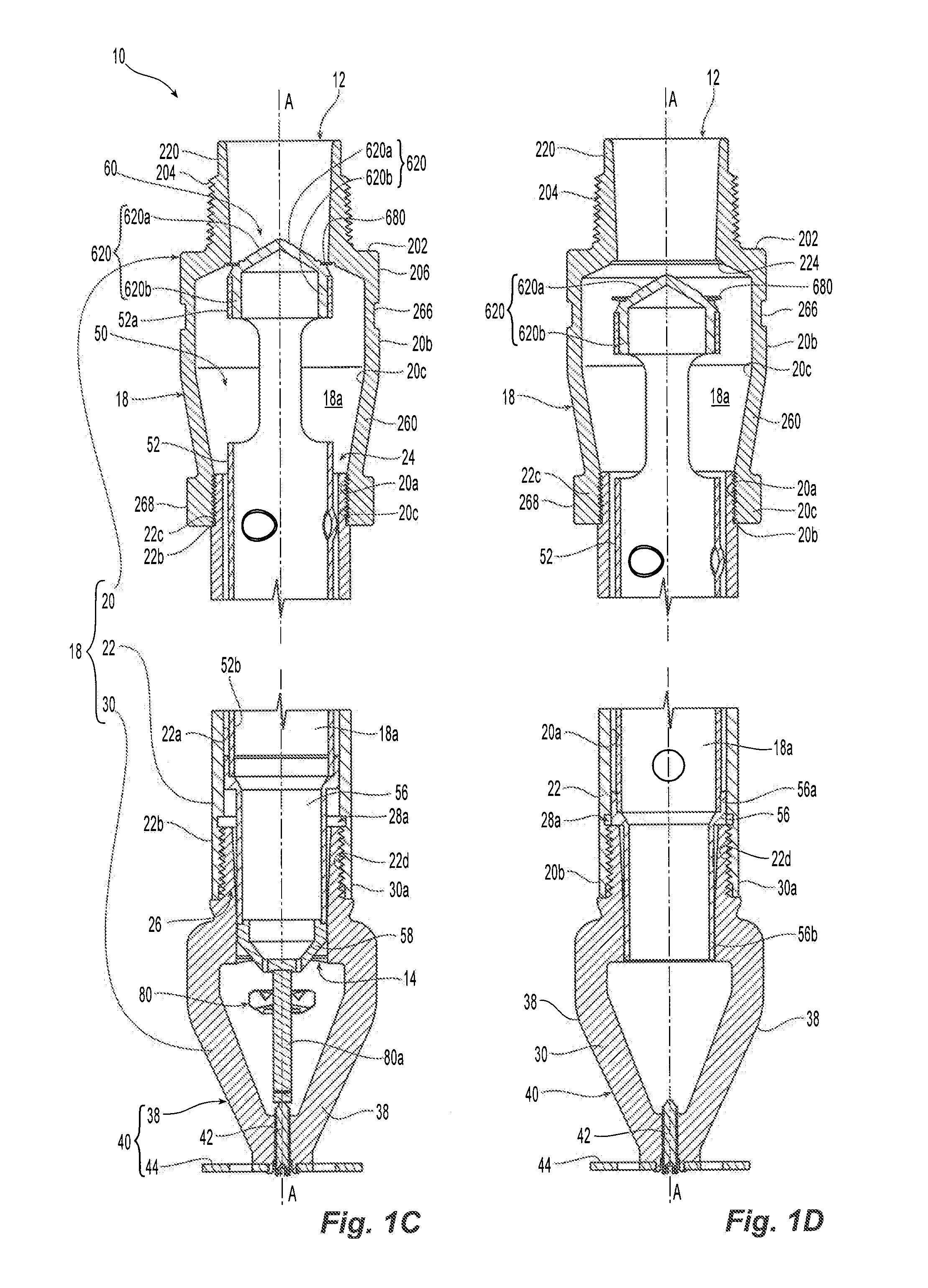 Dry sprinkler assemblies