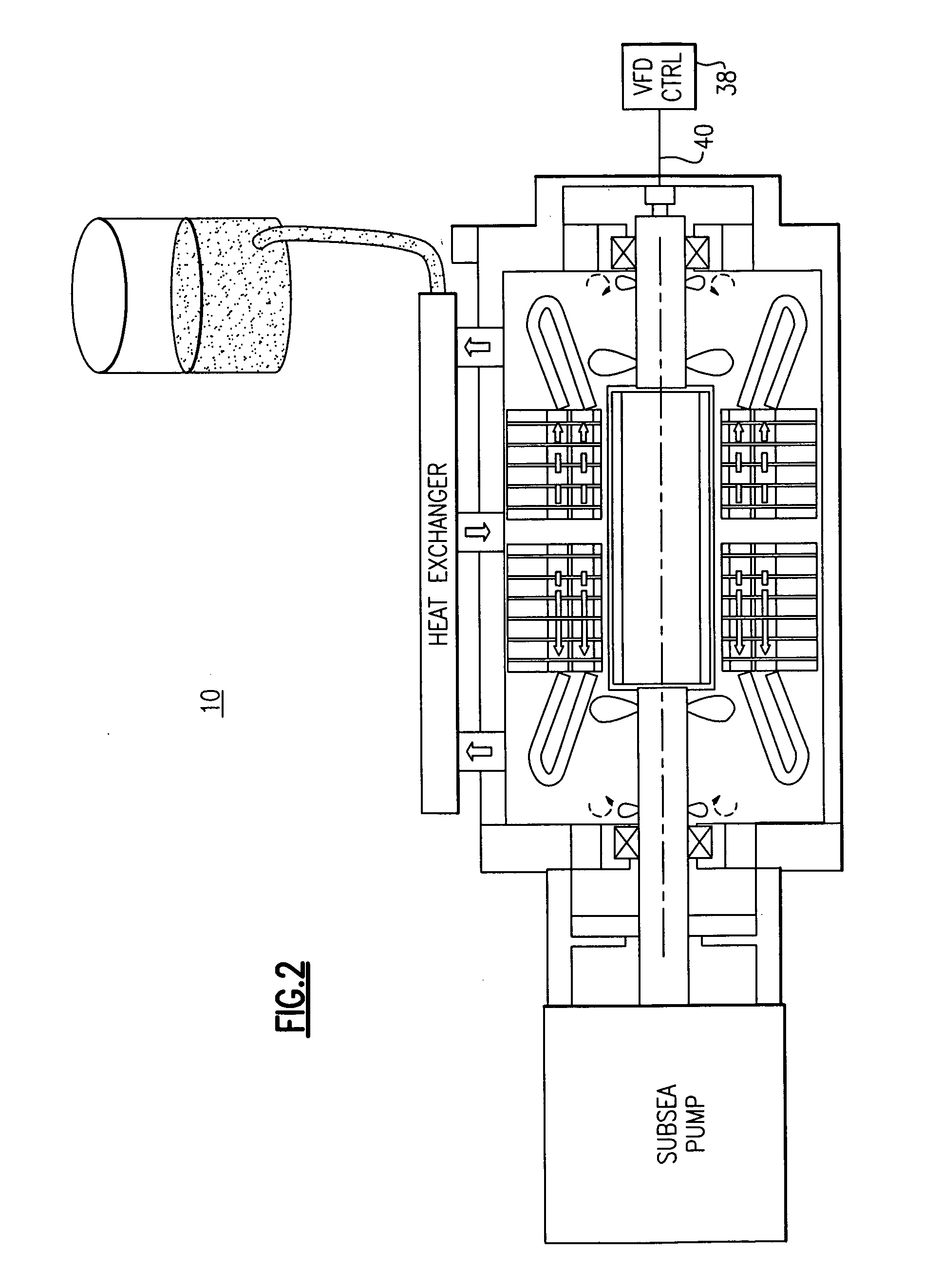 Permanent magnet motor for subsea pump drive