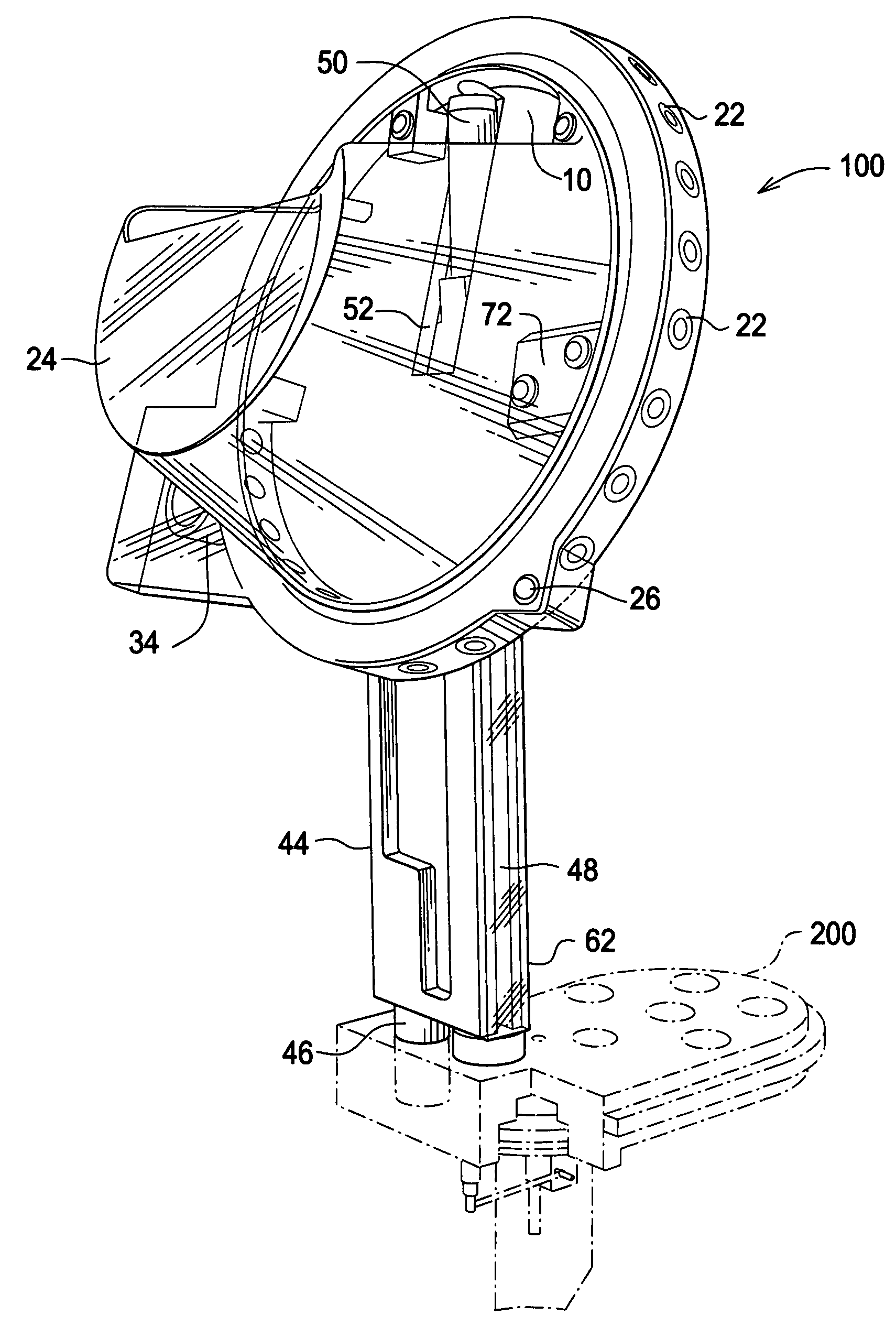 Rotary bullet feeder and toolhead assemblies for use with progressive cartridge reloading machines