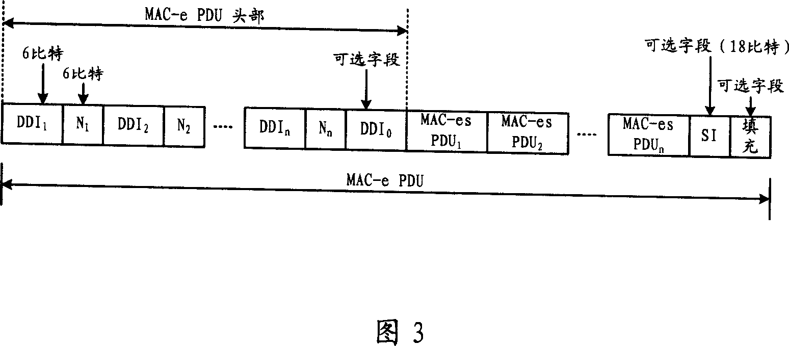 Method and system for transmitting optional field in data packet