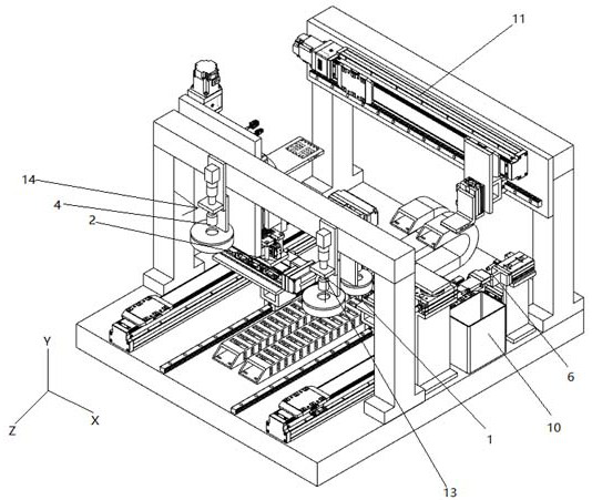 Assembly and detection all-in-one machine and assembly and detection method thereof