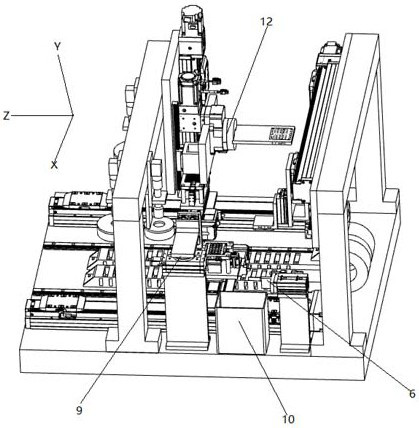 Assembly and detection all-in-one machine and assembly and detection method thereof