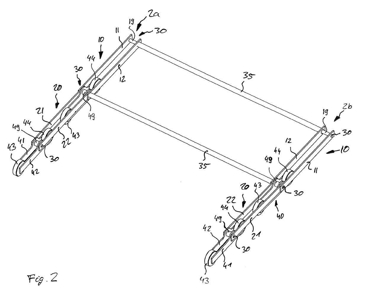 Drive chain and drive chain mechanism and conveyor comprising such a drive chain mechanism