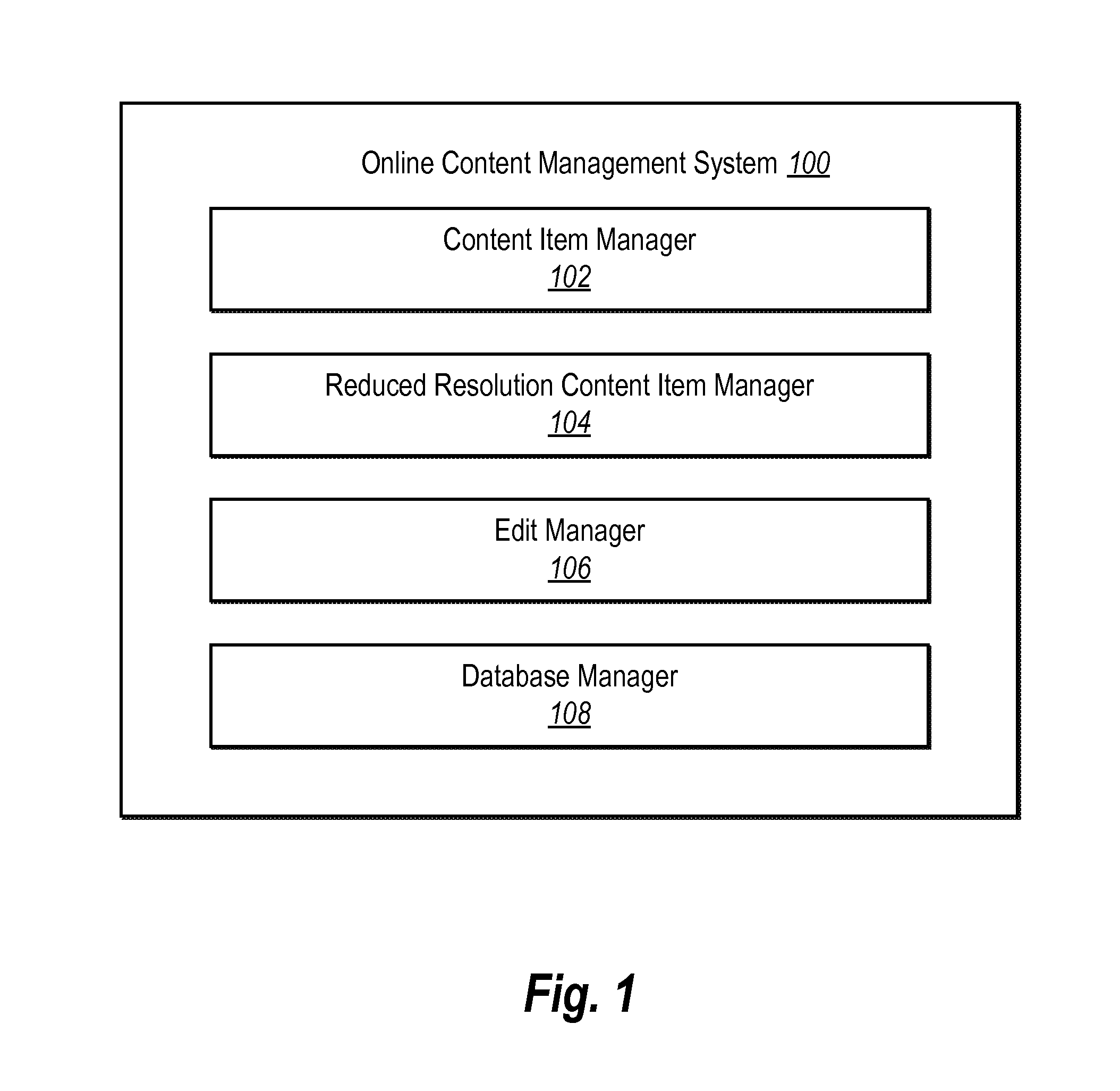 Managing edits of content items