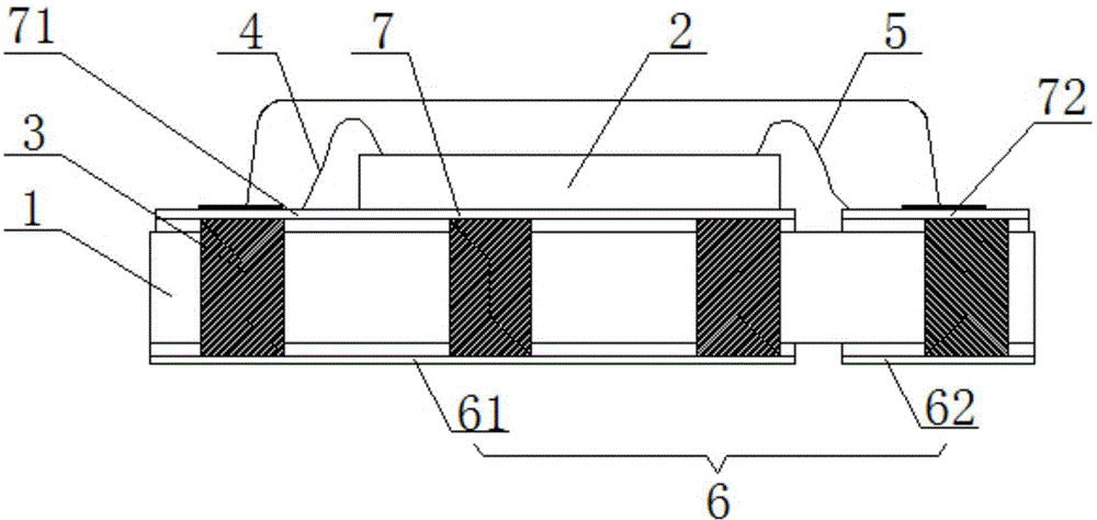 Ultra-small ultra-thin high-luminous-efficiency lateral-emission-type high-light white-light LED element