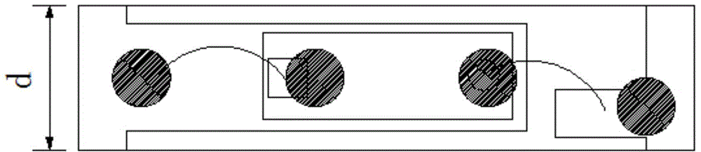 Ultra-small ultra-thin high-luminous-efficiency lateral-emission-type high-light white-light LED element