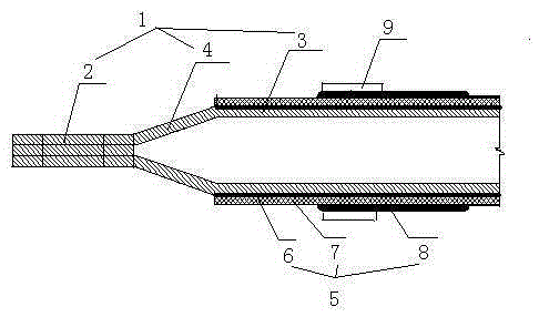 A three-layer co-extrusion ethylene-propylene high-voltage insulating tube bus