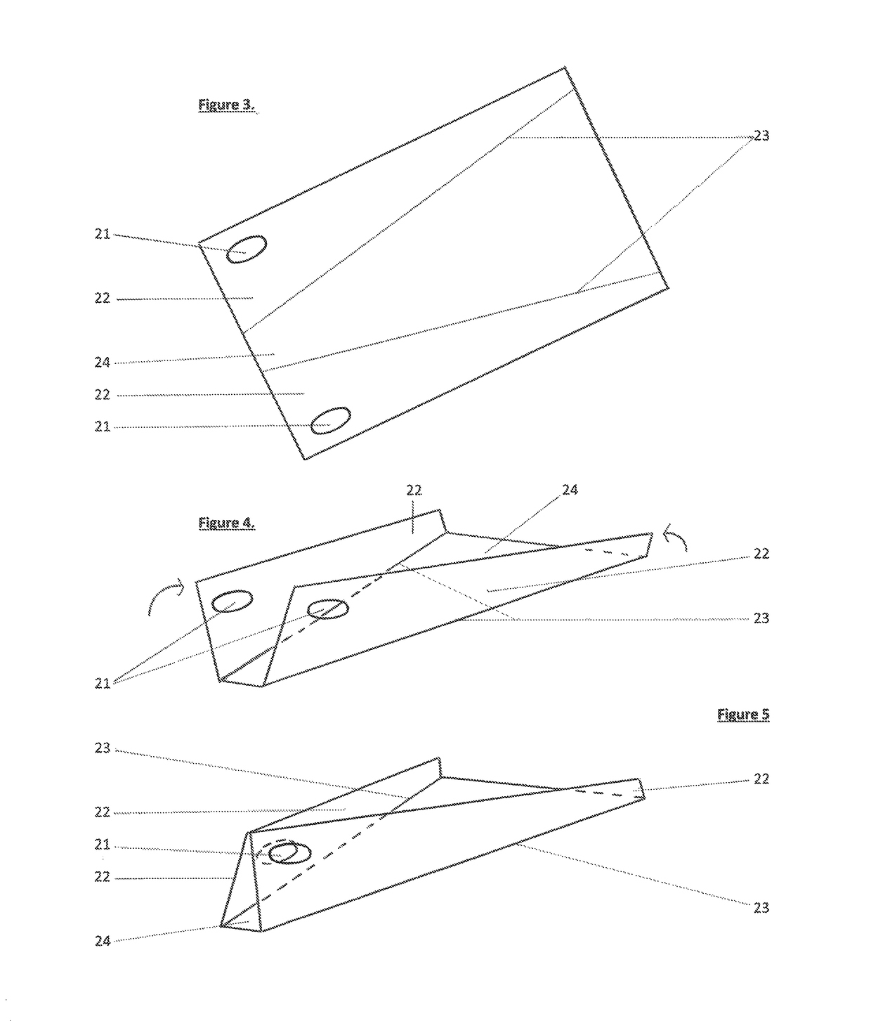 Thin chopping and slicing board that facilitates easy transfer of prepared ingredients