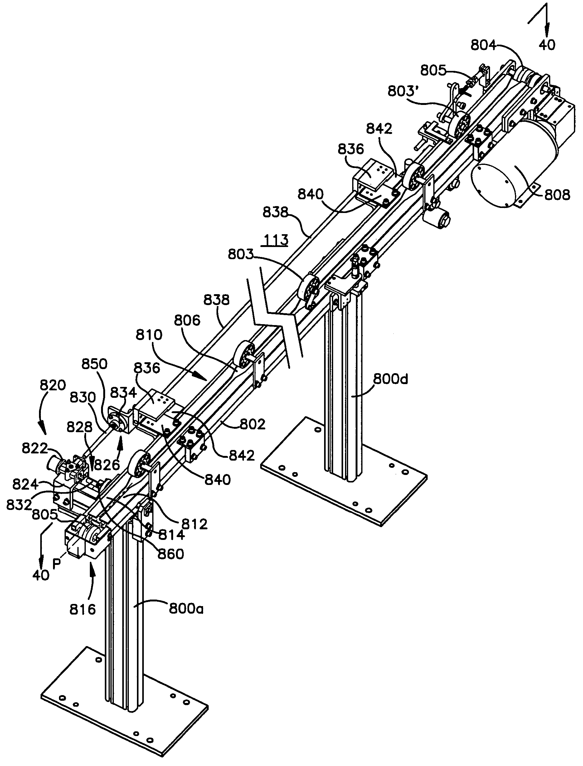 Window component system including pusher for scrap removal