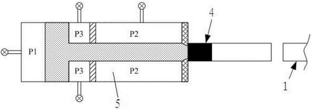 Testing apparatus for attenuation law of stress wave of quasi-brittle materials under explosion and quantitative characterization method